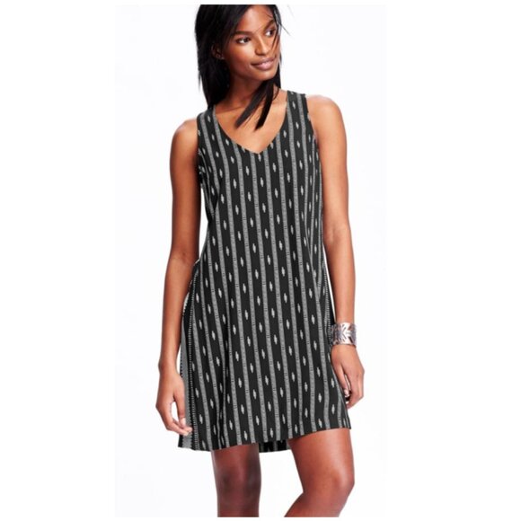 Old Navy Mixed Print Shift Dress szL - Picture 2 of 11